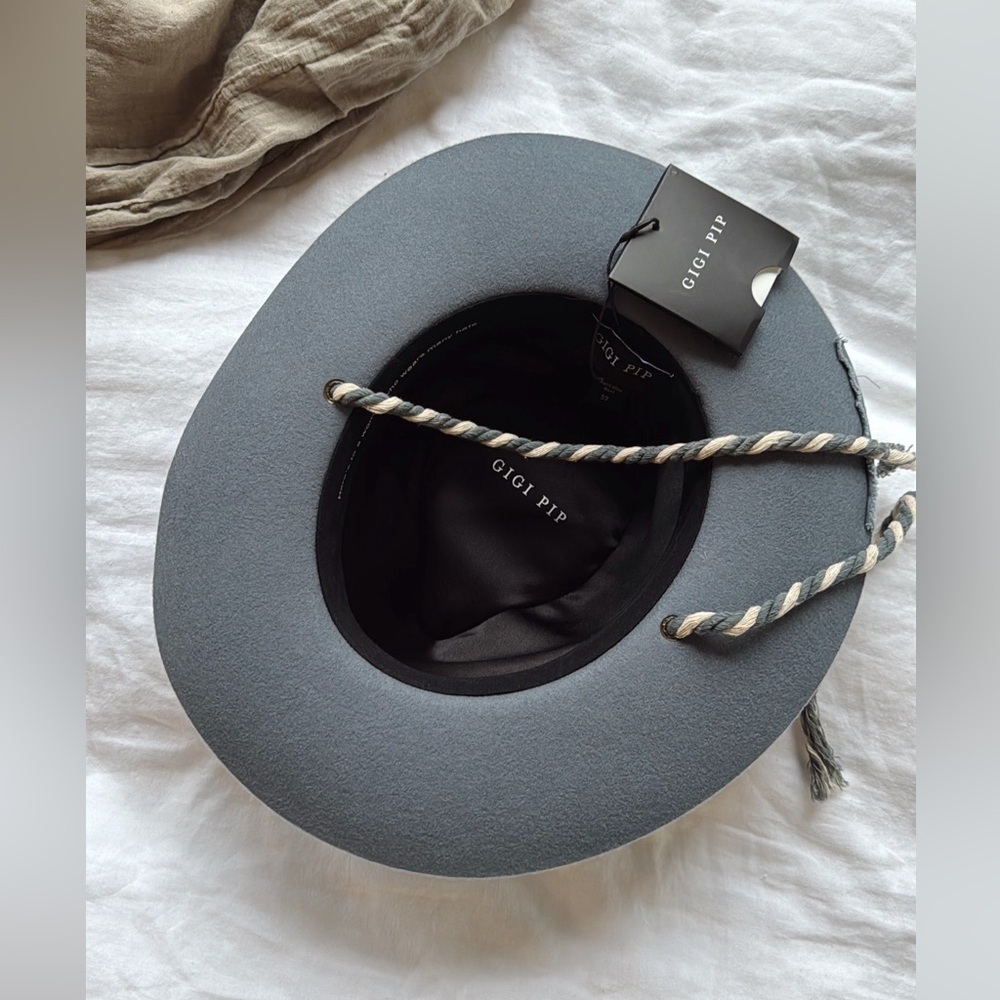 Gigi Pip Denim Dreams Zephyr Wide Brim Hat - Picture 6 of 6